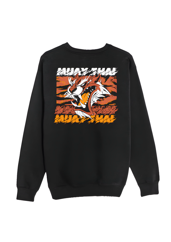 SATRAA - TIGER STYLE CREW SWEATSHIRT