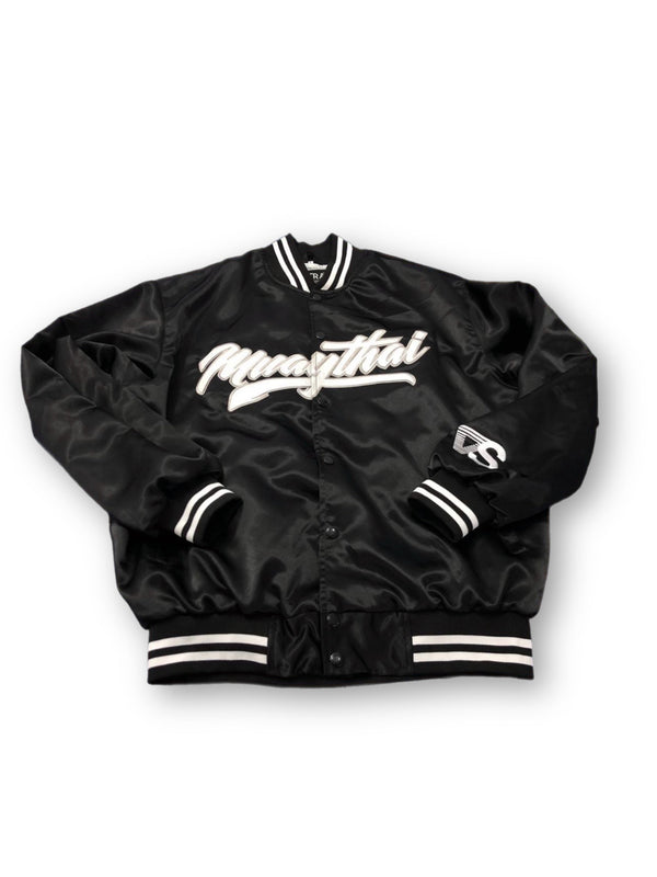 SATRAA - TIGER VARSITY JACKET BLACK